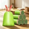 Bolsas de basura de artemisa para cocina, engrosadas y reforzadas, con asas y cordones, para uso doméstico, limpieza de cocina y eliminación general de basura; bolsas de basura de plástico al por mayor