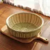 Cesta de bambu cesta de bambu com base cesta de frutas domésticas prato de frutas produtos de bambu artesanais cesta de pão cozido no vapor cesta de sobremesa cesta de bambu