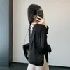 Me quedo con dos~ Estilo Diseñador Espalda Cruzada Sin Espalda Sexy Encaje Lyocell Camiseta para Mujer Verano H062215