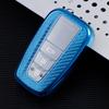 Adecuado para 2021 Toyota Asian Dragon Yize CHR Nuevo Camry patrón de fibra de carbono funda para llave de coche carcasa hebilla hombres y mujeres