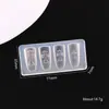 Molde de Silicona para Tallado de Uñas Nuevo Transfronterizo, Molde de Impresión para Árbol de Navidad, Campana, Hombre de Jengibre, Herramienta DIY para Uñas en Relieve