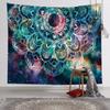 Nordic Mandala Tapeçaria Yoga fundo pano decorativo pano de parede tapeçaria mural impressão digital
