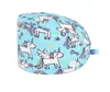 Gorro quirúrgico para mujer, gorro de algodón estampado, gorro para sala de operaciones de doctor, gorro de enfermera, gorro de luna, gorro para casa, gorro de chef tipo cúpula