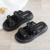 Pantuflas para Niñas Lindos Zapatos de Princesa Elsa para Niños Sandalias de Verano 2024 Ropa de Abrigo para Bebé Hogar