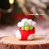 Decoração de Bolo de Natal para Celebridade da Internet 2025 Sino Papai Noel Boneco de Neve Decoração de Sobremesa de Confeitaria Plug-in