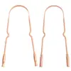 Raspador de Lengua de Cobre Puro Transfronterizo Diseño en Forma de U con Alta Dureza y Larga Duración Sin Deformación Raspador de Lengua de Cobre con Rebote Automático Artefacto