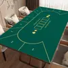 Tapete para Mesa de Póker Texas Hold'Em con Base de Goma Antideslizante, Tierra de Diatomeas, Formas Cuadradas y Redondas, Tapete para Juego de Texas Hold'Em, Exclusivamente para Ventas Transfronterizas