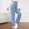 AliExpress 2026 Pantalones Vaqueros de Moda para Mujer de Verano Más Vendidos Versátiles de Color Sólido Largos En Stock