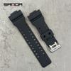 Correa Sanda 739 negra correa original accesorios de reloj estudiante reloj electrónico correa de TPU venta al por mayor fábrica ventas directas