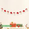 Decoração de Natal transfronteiriça, tecido de feltro, letras, bandeira, shopping, loja, bar, decoração de feriado
