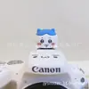 Boneca de Desenho Animado flash de câmera de silicone estéreo sapata à prova de poeira capa protetora universal adequada para Canon Sony Fuji
