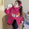 Calça Jeans Forrada com Fleece para Meninas Outono e Inverno 2025 Nova Estilosa Espessada Calça de Inverno Infantil para Bebês Meninas