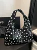 Bolso de Hombro de Nylon con Lunares Estilo Coreano Perezoso para Mujer 2025 Nuevo de Gran Capacidad Retro Relajado Bolso Versátil