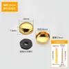 Cubierta decorativa para uñas espejo anuncio placa acrílica para uñas tapa fea para uñas tapa decorativa tornillo de expansión para uñas de cristal uñas fijas