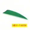 Escudo de gota de agua de 3 pulgadas pluma de ave real cuchillo pluma pluma de ave color sólido lanzadera de gota de agua flecha de pluma flecha de pluma accesorios DIY pluma de flecha de pavo