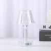 Lámpara de mesa pequeña LED de plástico con forma de diamante, lámpara de mesa decorativa para sala de estar, dormitorio, luz de noche, decoración de escritorio, disponible en stock.