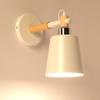 Lámpara de Pared Macaron Nórdica para Pasillo de Escalera Creativa Simple Pared de Fondo Restaurante Lámpara de Barril Oblicuo Lámpara de Pared para Dormitorio de Noche