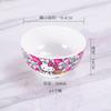 Louça de resina de melamina prato de jantar doméstico Hello Kitty tigela fofa desenho animado infantil louça terno tigela de arroz tigela prato prato