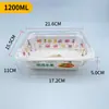 Caja de Embalaje Octagonal Desechable de Papel Kraft, Lonchera Rectangular, Empaque para Llevar de Frutas, Caja de Papel para Comida Ligera de Sándwich