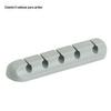 Organizador de fios de silicone multifuncional, criativo, simples, para mesa de carro, solda autoadesiva