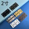Bisagra de caja de regalo de madera antigua Jingmao de 2 pulgadas y 6 agujeros, bisagra plana, embalaje de accesorios pequeños, verde, 50 x 28 mm
