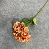 72 piezas de fieltro a mano hidratante hortensia boda boda red escénica roja decoración punto escénico rosa individual rojo 3D hortensia fila de flores artificiales