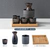Estilo Harajuku Cerâmica Queimada Céu Estrelado Conjunto para Sake Vinho Dispensador Doméstico de Bebidas Alcoólicas Copo de Soju Enfeites Presente Porcelana