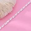 Pulsera Corazón Trébol de Cuatro Hojas de Plata Pura S999 Lujo Accesible Diseño de Nicho Pulsera para Mejor Amiga Accesorios Femeninos de Plata Esterlina Regalo de Cumpleaños