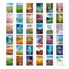 Compra Directa Transfronteriza de 36/72 Tarjetas Inspiradoras Paisajísticas, Estilo Artístico Juvenil y Sanador Postales de Paisajes Naturales