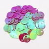 Lentejuelas Redondas de Agujero Grande de 20 mm Piezas Colgantes de Agujero Parcial de 10-30 mm Accesorios de Ropa DIY Accesorios para Bolsas Accesorios