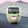 Anillo Luminoso Led Mini Contador Digital Contador Manual de Anillo Compacto y Portátil Puntos