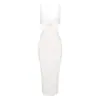 En stock Vestido de Verano Nuevo Estilo Calado sin Mangas con Tirantes, Venta Caliente Transfronteriza Europea y Americana Vestido Sexy con Abertura Alta