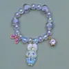 Pulsera Nueva para Niñas, Estilo Versátil para Viajes de Bebé, Joyería Linda de Conejo, Joyería para la Mano de Niña Pequeña, Estilo Princesa