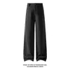 Pantalones Versátiles para Hombre Estilo Retro Americano para Otoño, Pantalones de Traje de Lana Rectos Holgados con Estampado de Cielo Estrellado, Pantalones Largos Casuales de Alta Gama de Moda