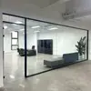 Oficina de Suzhou, Mamparas de Vidrio Terminadas, Productos Semi-Terminados de Doble Vidrio de Aleación de Aluminio, Pantallas Semi-Terminadas de Vidrio Simple de Instalación Rápida