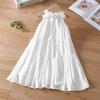 Conjunto Exclusivo de Tienda de Experiencias Vestido Blanco Tie-Dye para Niños y Niñas, Incluye Vestidos de Tirantes Artísticos y Vestidos Florales, Se Puede Usar para Teñir Vestidos Blancos Tie-Dye