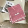 Bufanda de estilo coreano con lana estilo Chanel Meimei, bufanda de color liso para mujer, nueva bufanda de invierno con brazo, color a juego, dulce moda