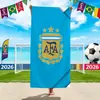Toalla de Playa Copa Mundial 2026, Usa, Canadá y México Equipo de Fútbol Microfibra Secado Rápido Absorbente Toalla de Baño, Toalla Deportiva