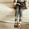 Leggings finos de modal para niñas de verano, pantalones largos nuevos de primavera y otoño para niños, ropa exterior versátil para niñas, venta al por mayor