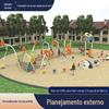 Grande combinação infantil ao ar livre escalada quadro jardim de infância equipamento de expansão de treinamento físico parque de equipamentos de exercício físico