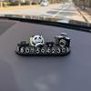 Estacionamiento temporal para coche, teléfono móvil, matrícula oculta, adornos creativos para coche