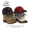 Gorra de Pana para Primavera y Otoño Gorra de Béisbol de Copa Dura para Hombre Gorra con Visera Bordada de Estrella de Cinco Puntas para Protección Solar al Aire Libre para Mujer