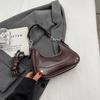 Saco pequeno estilo ocidental simples para mulheres 2023 nova moda all-match bolsa de ombro nicho design sentido crossbody dumpling bag