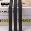 Suministro de fábrica 5 cm tres filas de elástico elástico seda de pescado elástico traje de baño ropa interior cincha dorado y plateado blanco y negro punto