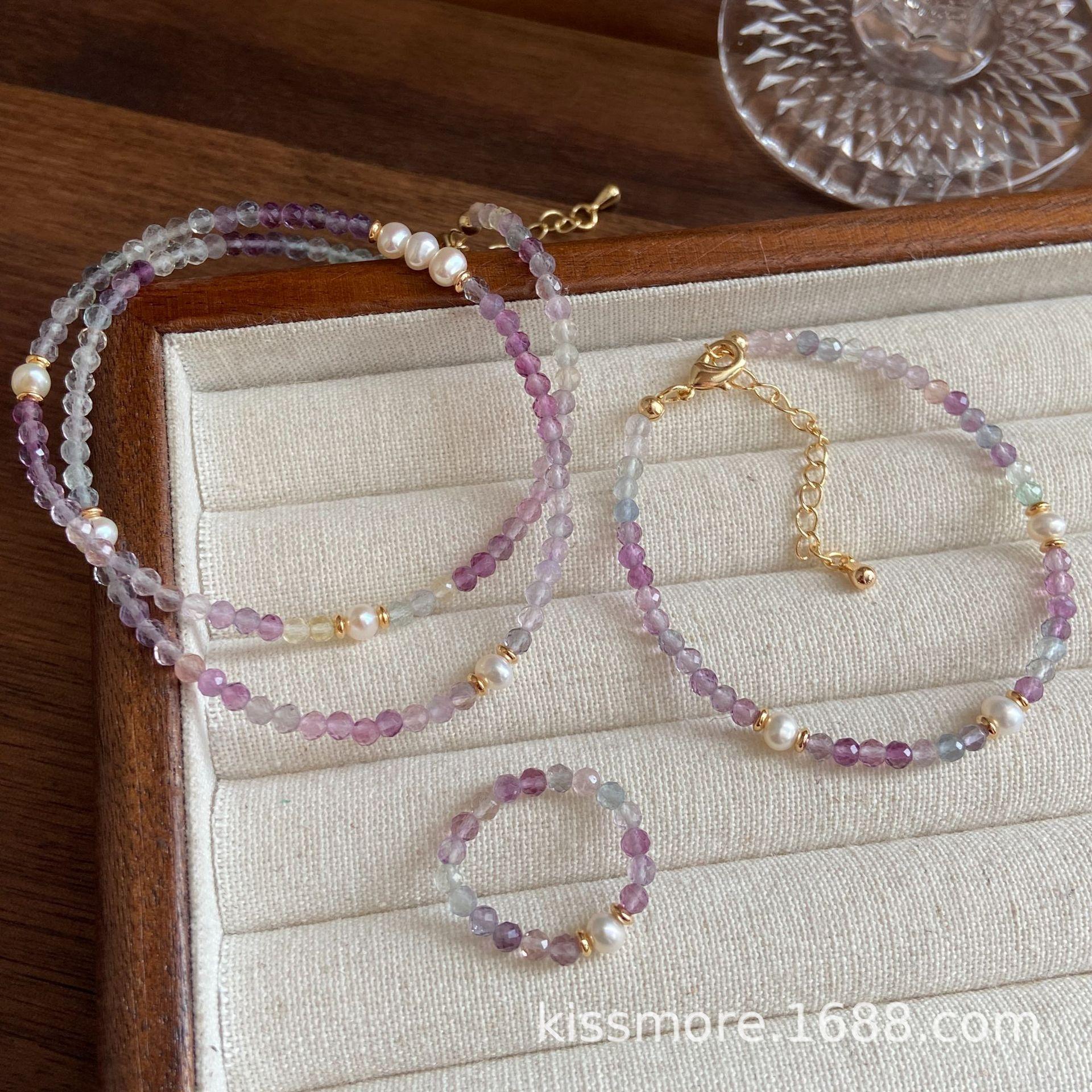 小颗紫色萤石间隔珍珠项链9.jpg