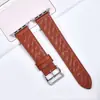 Pulseira de Couro Genuíno de Bezerro para Relógio Adequada para Apple High-End Perfurada Respirável Fivela de Pino Hermes 22mm Acessórios Transfronteiriços