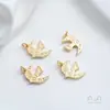 Fuerte Retención de Color Relleno de Oro de 14 Quilates Lindo Animalito Dibujo Animado Pony, Elefante y Golondrina Colgante DIY Colgante de Joyería Hecho a Mano