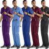 Ropa de lavado de manos elástica de alta gama y secado rápido, conjunto de ropa de lavado de manos para médicos, ropa de enfermera, ropa de trabajo para esteticistas médicos y bucodentales.