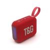 Altavoz Bluetooth Satchel Lanyard Satchel Audio para Exteriores Inalámbrico Luz LED Subwoofer Estéreo Tg445