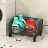 Estante de Almacenamiento para Detergente de Lavandería Carrito de Baño Armario de Almacenamiento de Piso Estante para Espacio Junto a la Lavadora Baño Multicapa Impermeable